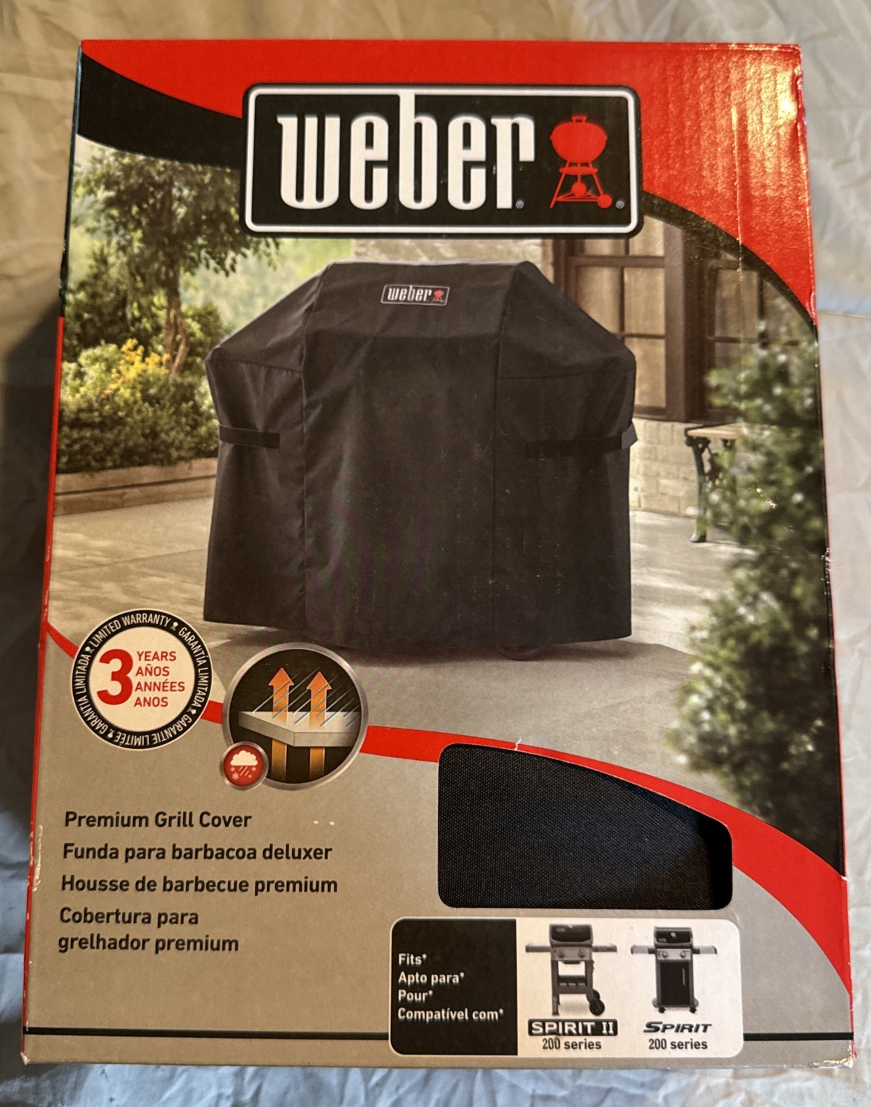 Weber 7138 Premium Grill Cover For Weber Spirit and Spirit II 200 Series gallery