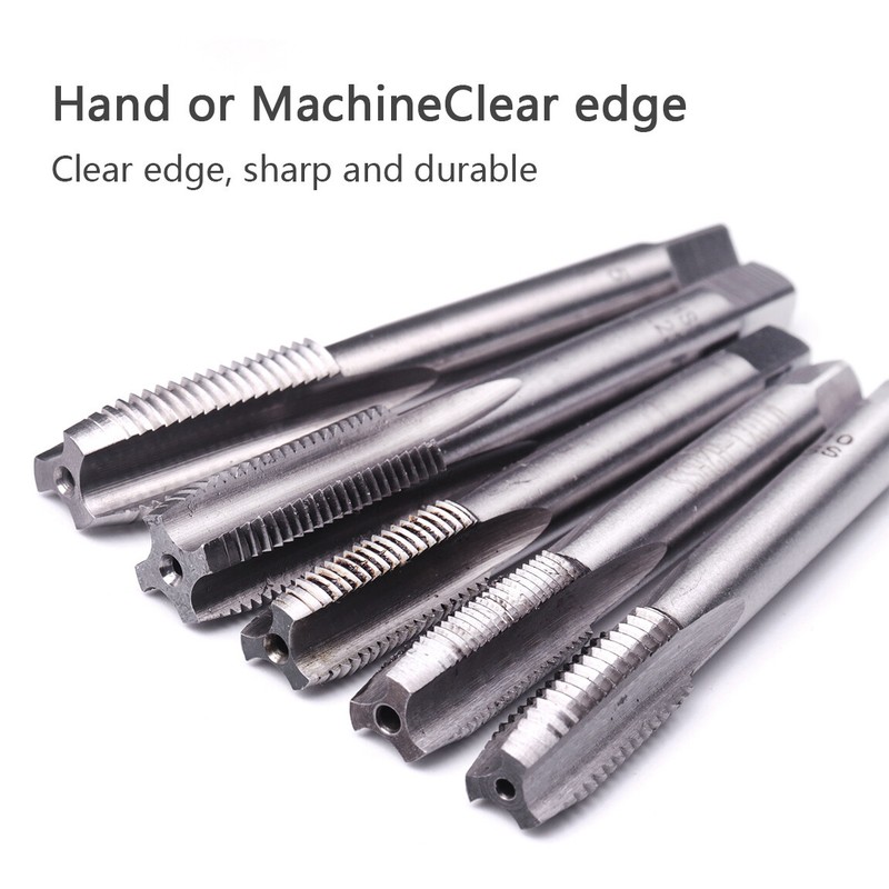 HSS Machine Screw Thread Metric Plug Tap Tools Pitch1.0-2.5mm M10-M20 gallery