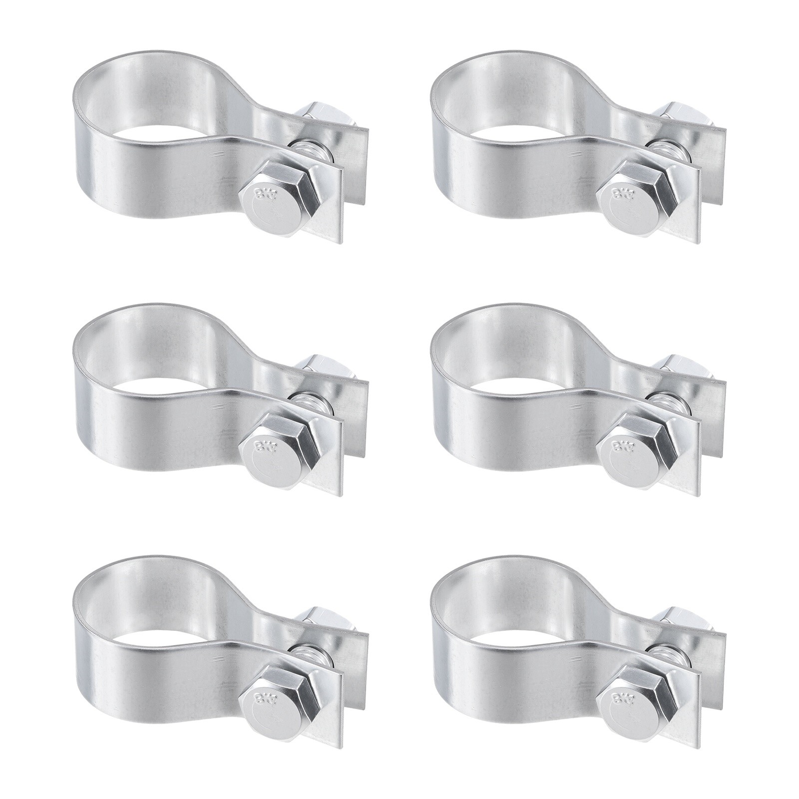 6-Pack 13/16 Inch Galvanized Steel Brace Bands Chain Link Fence Parts gallery