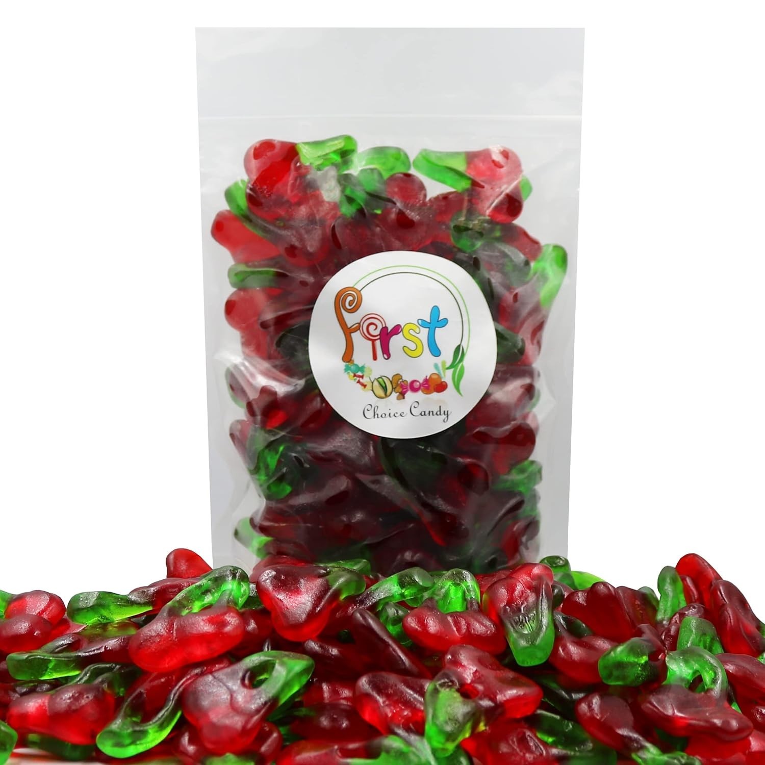 FirstChoiceCandy Happy Twin Cherry Gummy Fruit Candy gallery