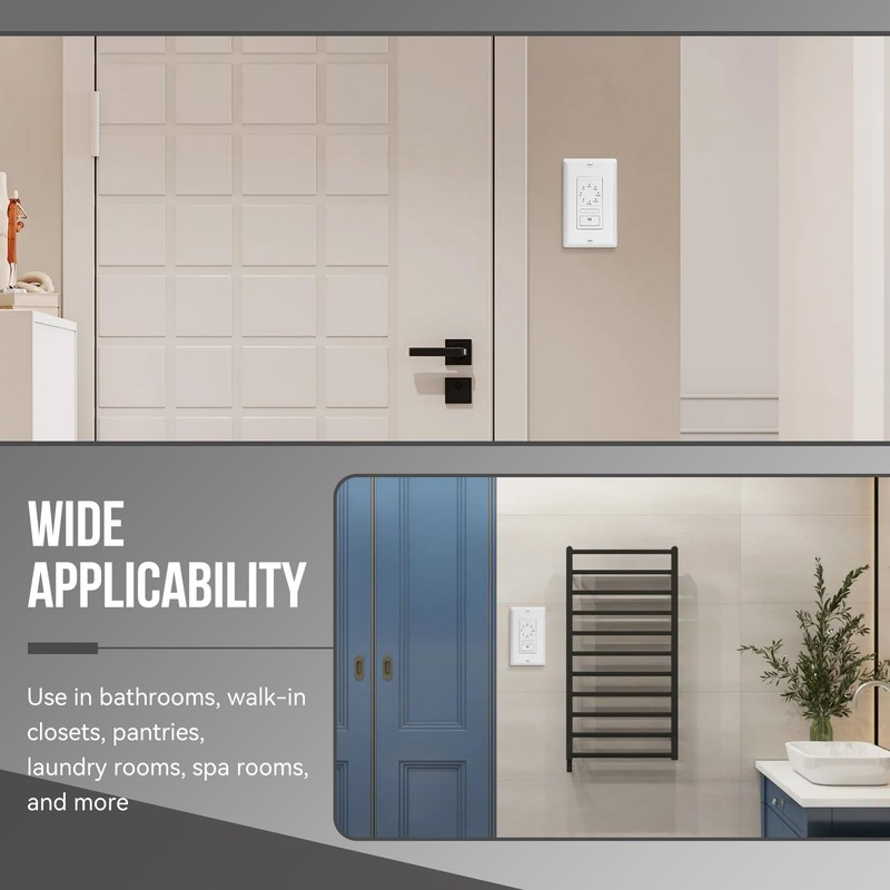 4Hrs Countdown Timer Switch, 1-5-10-20-30-60 Min, 2-4 Hour, Wall Timer Switch... gallery