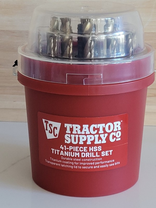 Tractor Supply 41 Pc SAE Titanium Drill Set Bucket NEW **NOT 49 IMPACT SET* gallery