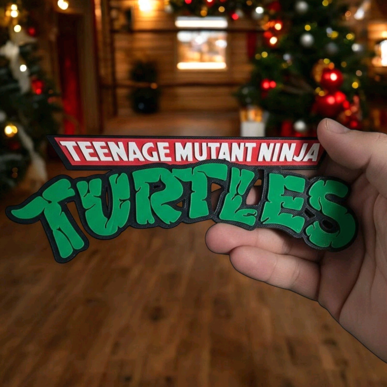 Teenage Mutant Ninja Turtles 3D Printed Display Sign 9.8 inches Custom sign New gallery