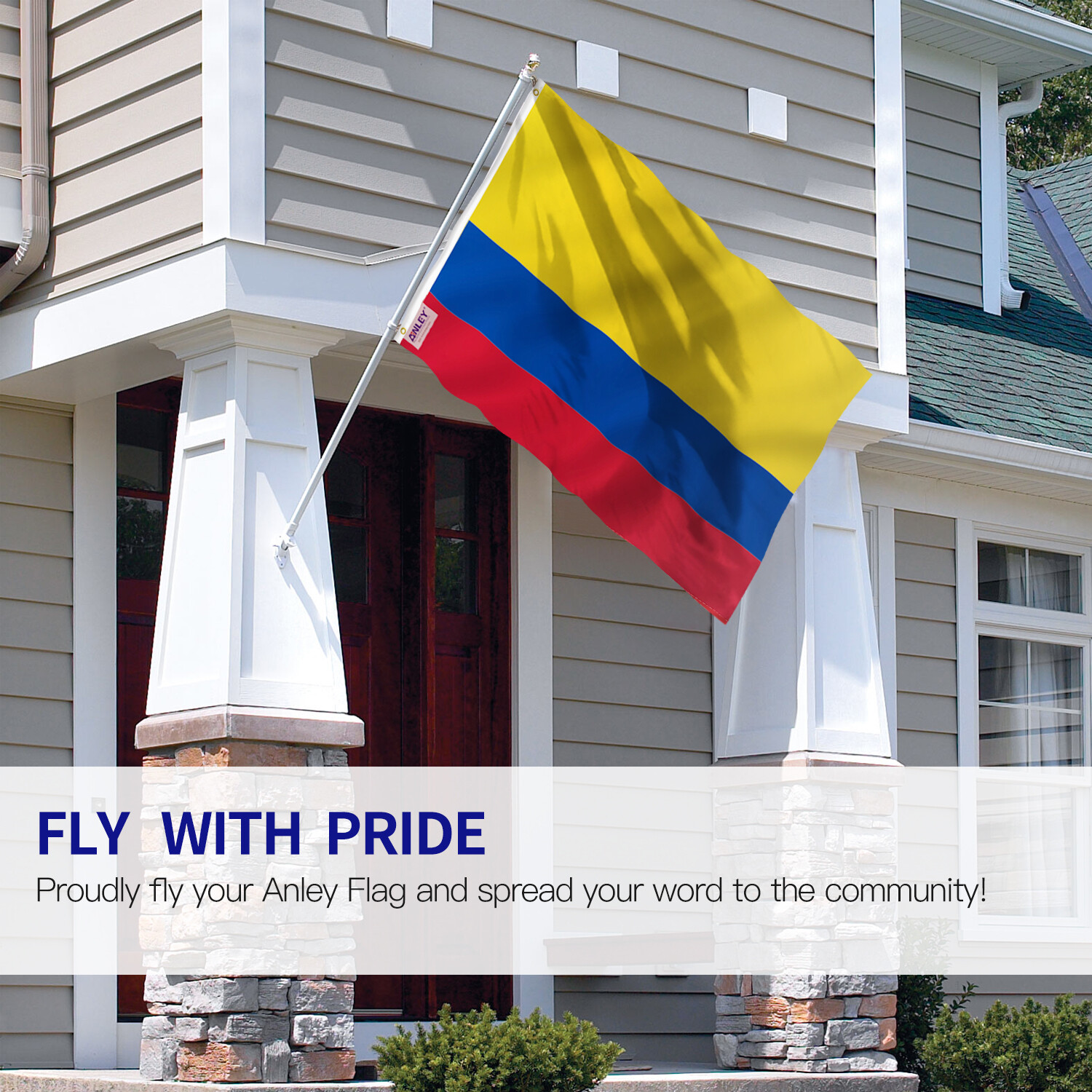 Anley Fly Breeze 3x5 Foot Colombia Flag - Colombian National Flags Polyester gallery