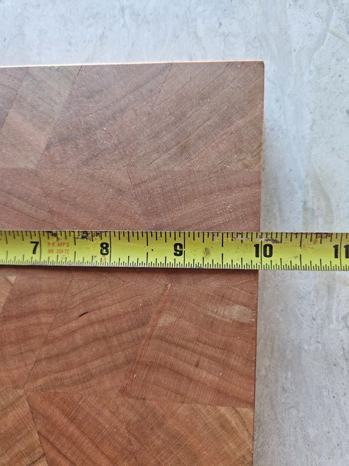 Geometric End Grain Cherry Charcuterie Board - Cutting Board - Butcher Block gallery