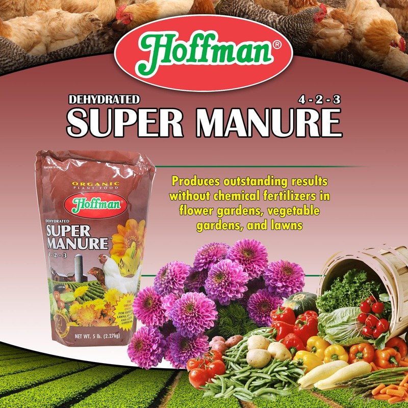 Hoffman 20505 Dehydrated Super Manure 4-2-3, 5 5 Pounds, Original version gallery