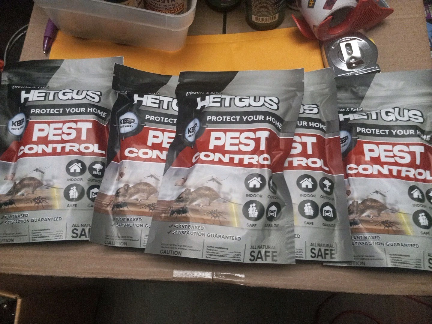 Hetgus All Natural And Safe Pest Control Plant Based 10 Pack People Safe gallery