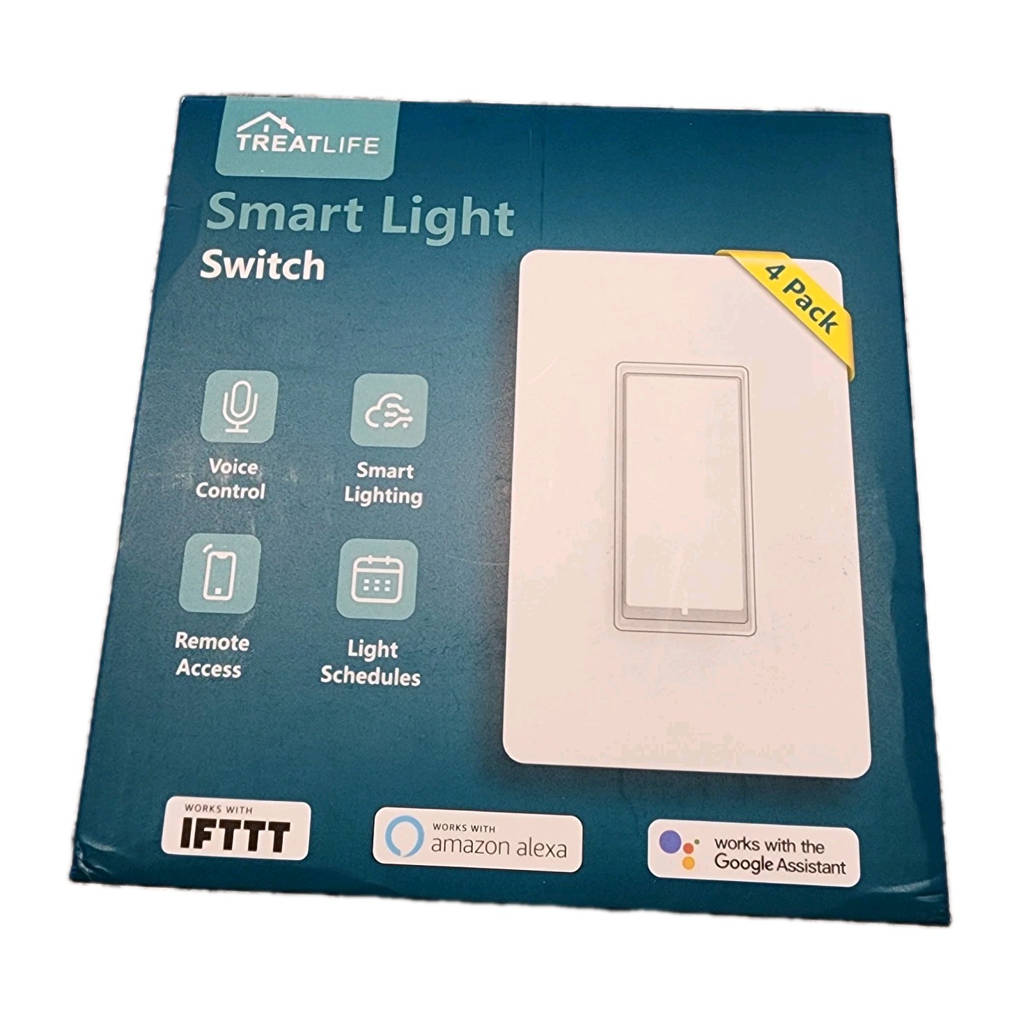 New TREATLIFE Smart Light Switch 4 Pack 2.4Ghz WiFi Alexa Google Assistant IFTTT gallery
