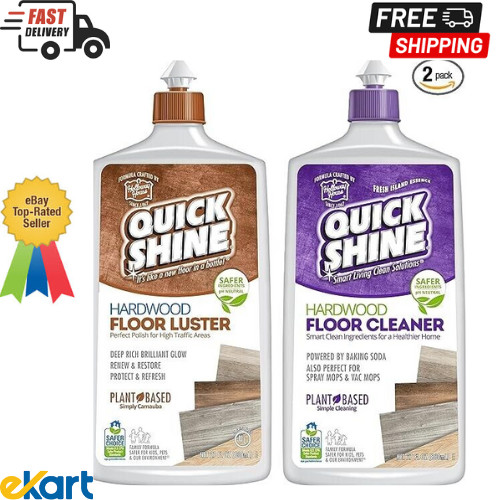Quick Shine 2 Pack Smart Combo- Includes 1 Hardwood Floor Cleaner 27 FL oz gallery