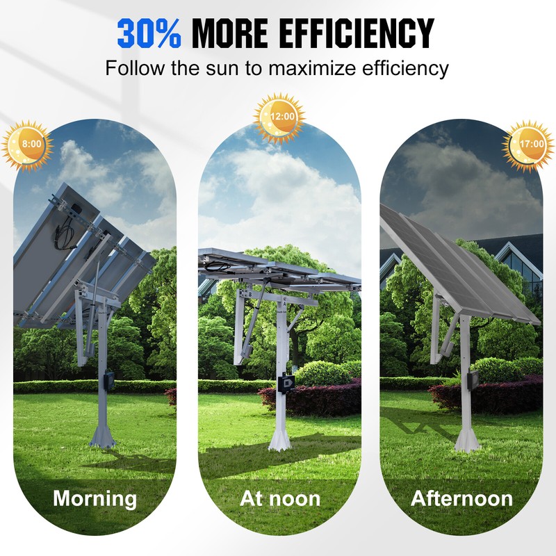 ECO-WORTHY Solar Panel Single Axis Tracking System with Tracker Controller gallery