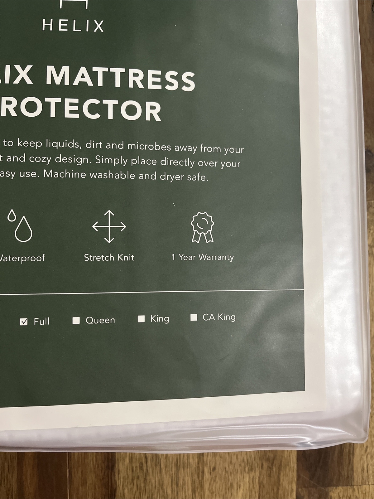Helix mattress protector - Full size, new gallery