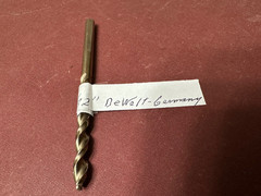 DEWALT 7/32” Pilot Point 41 Degree Drill Bit, Single Flute, Made In Germany