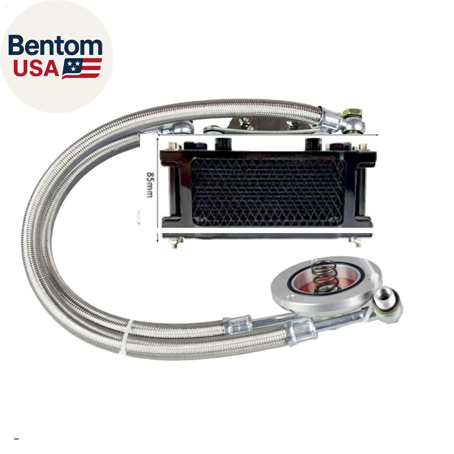 Radiator Oil Cooler Compatible for Suzuki GN125 GZ125 GSX125 EN125 125Cc Motorcy gallery
