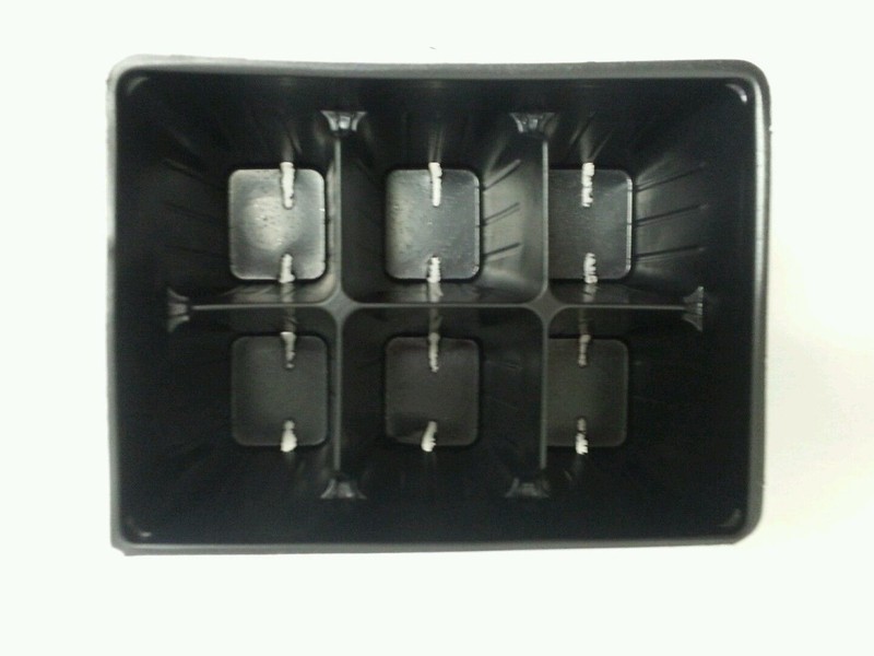 Seed starting trays 360 DEEP EXTRA LARGE CELLS (60 trays of 6 cells each) 0606 gallery
