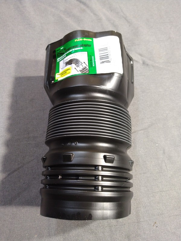 Flex-Drain ADP53102 Flexible Downspout Adapter, 3" X 4" New - free shipping gallery