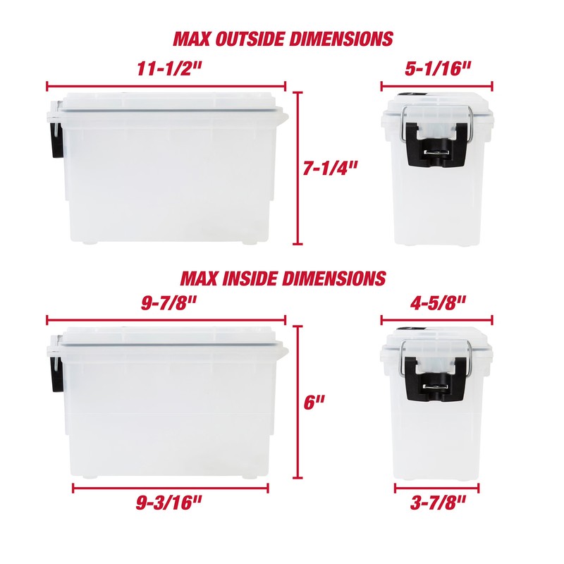 Locking Stacking Utility Tool Box Durable Plastic Storage gallery