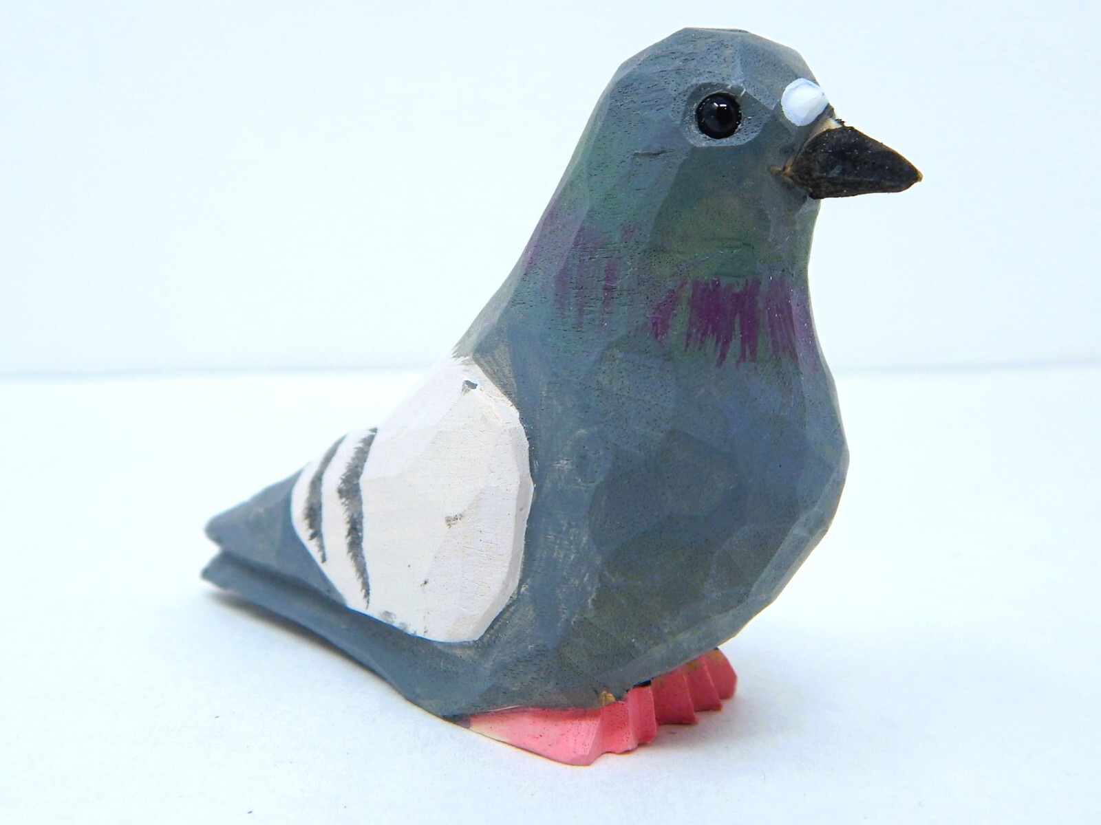 Pigeon Figurine Handmade Miniature Bird Statue Carve Decor Garden Art Sculpture gallery