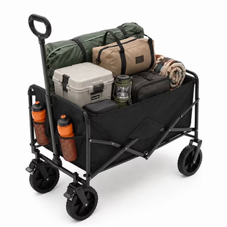 Alvantor Wagons Carts Foldable, 102L 330LBS Capacity Heavy Duty Collapsible Cart gallery