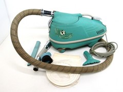 Interstate Compact Electra Cor 0-6 Anniversary Model MCM Vacuum – Turquoise