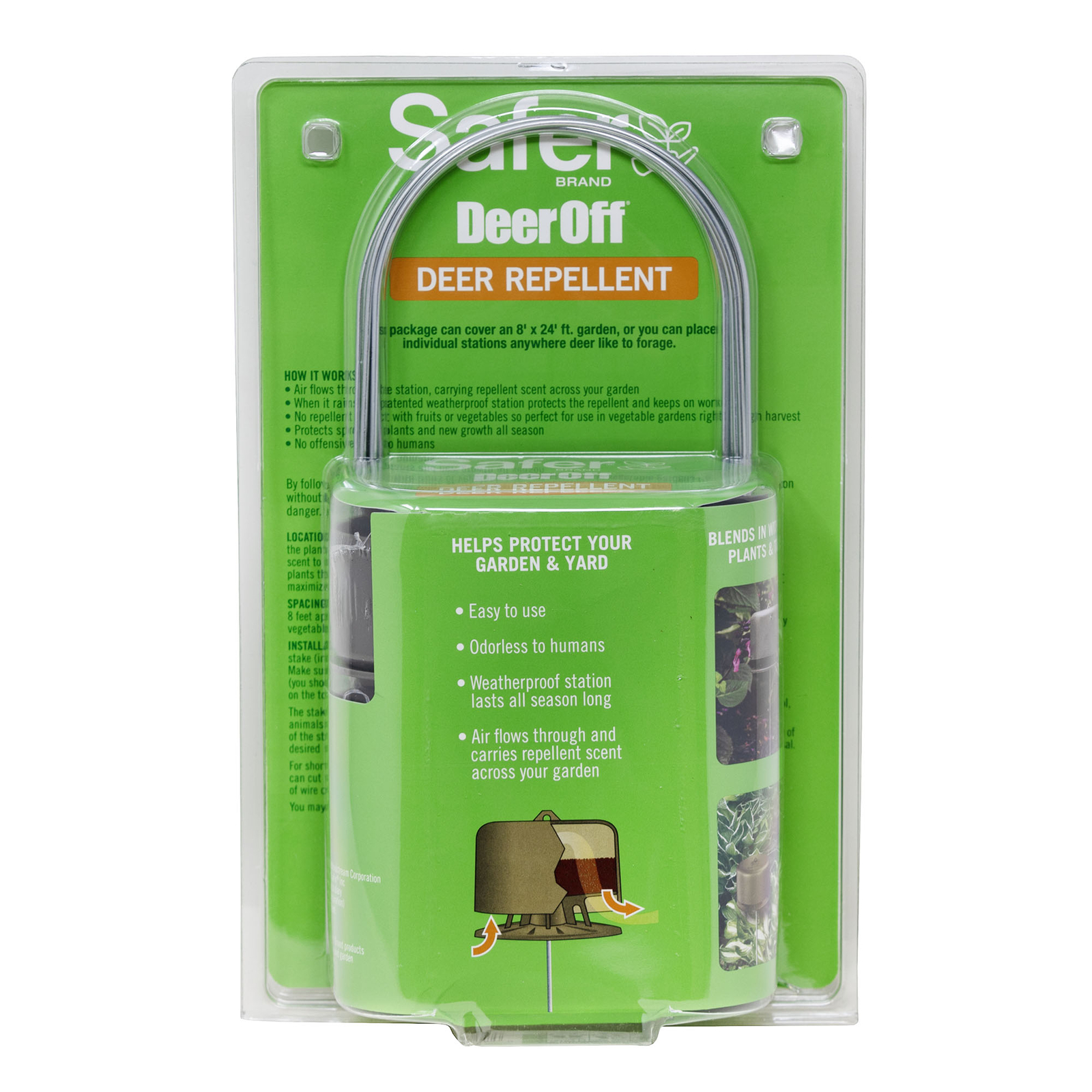Safer Brand Waterproof Deer Repelling Stations (1 bag has 6 stations) gallery