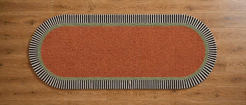Hand Tufted 100% NZ Wool Loom Loop Pile Area Rugs Handmade Carpet For Kichen Kid gallery