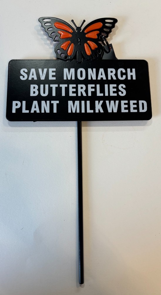 save monarch butterfly stake