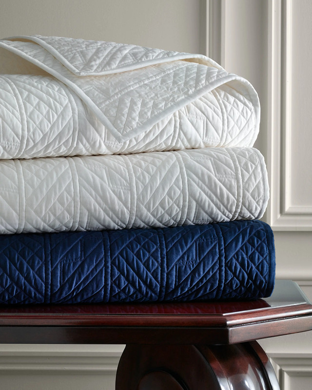 Ralph Lauren Oakfield Full/Queen Coverlet Set $870 White gallery