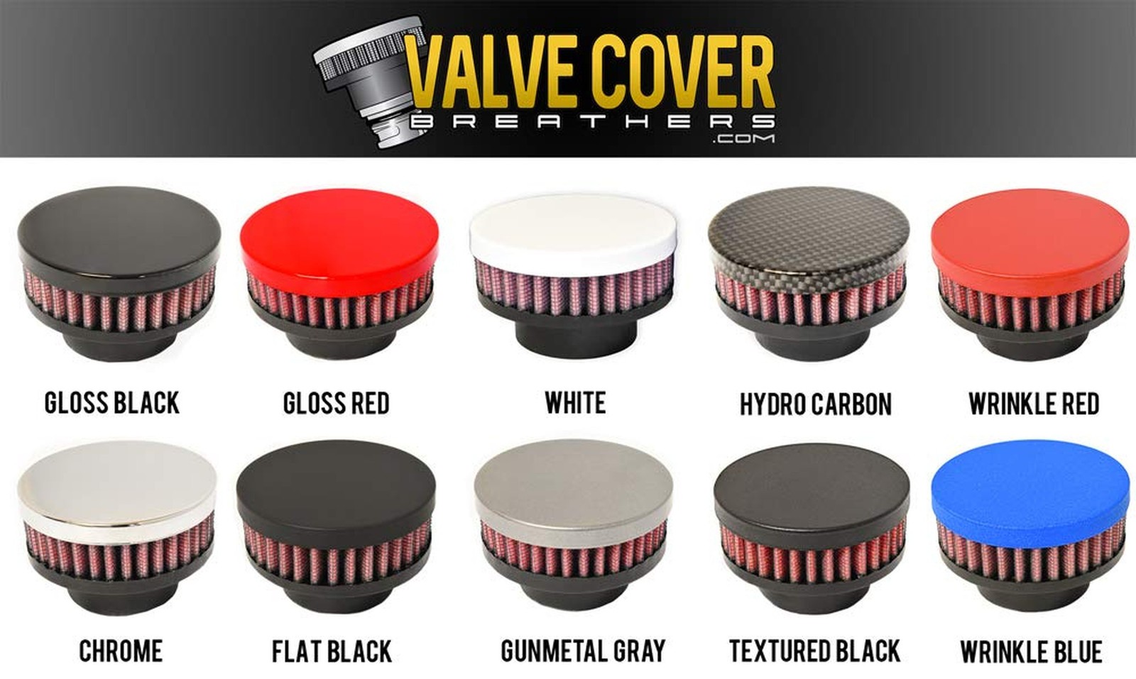Baffled Billet Valve Cover Breather compatible with 2015-2023 Dodge Charger S... gallery