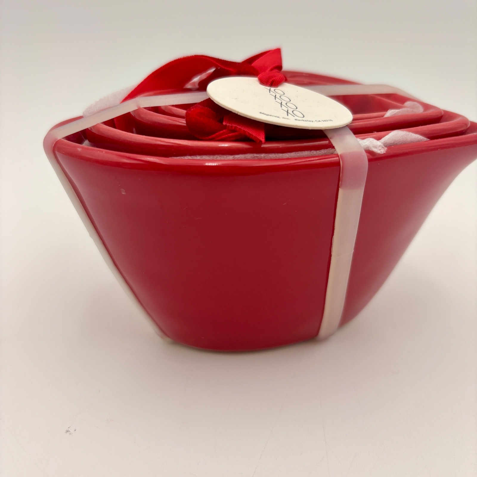 Rae Dunn Measuring Cups Set Heart Shaped Red Valentine Kitchen Baking Valentine gallery