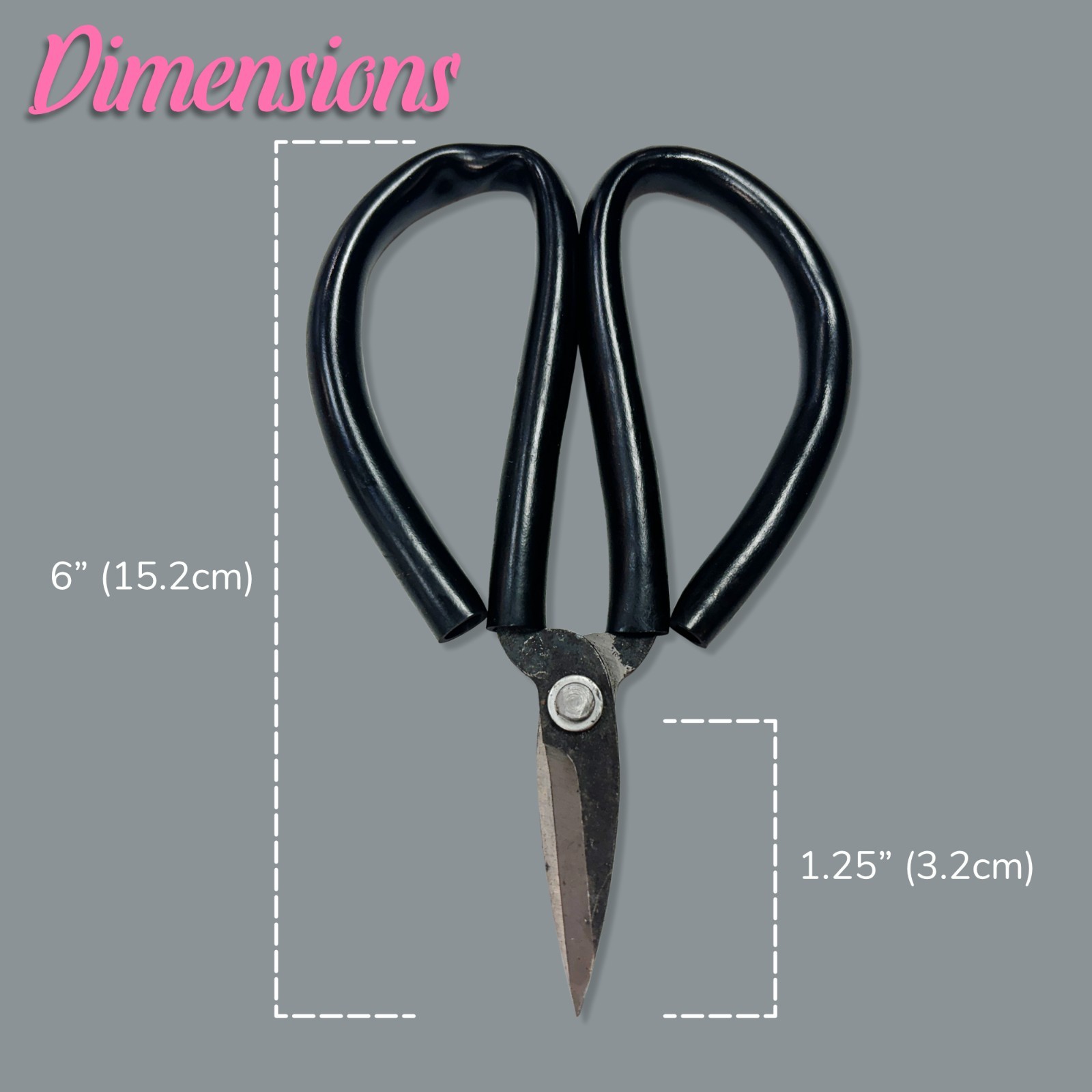 Bonsai Forged Sharp Wire Cutting Scissor with Rubber Handle - 1 Unit gallery