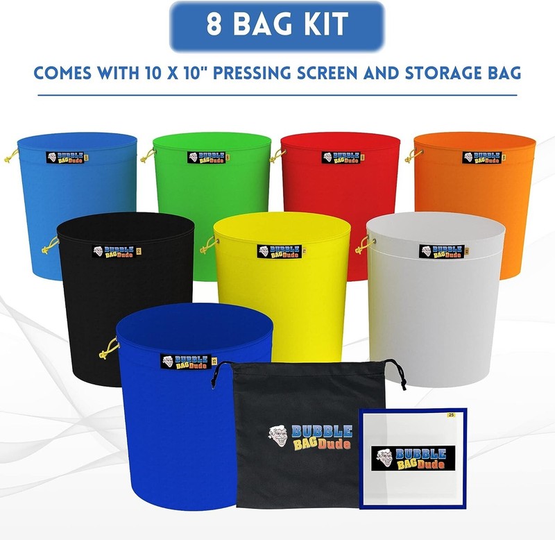BUBBLEBAGDUDE Bubble Machine 5 Gallon with 8 Bag Kit Bubble Hash Bags Extractor gallery