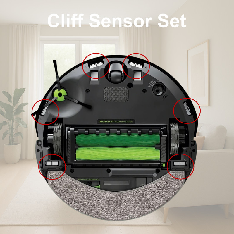 OEM Cliff Sensor Set iRobot Roomba Combo j7+ j9+ 10 Max Robot Vacuum - Type 1/2 gallery
