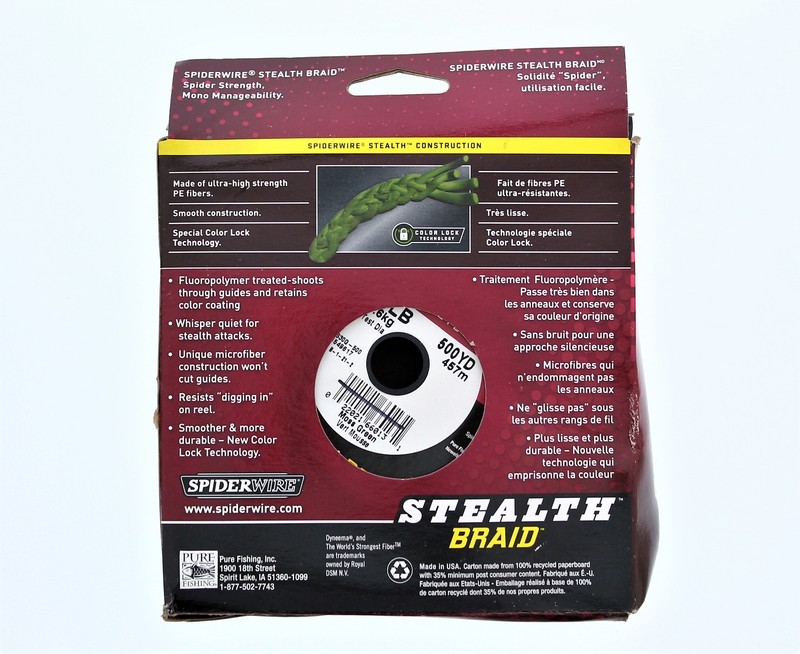 SPIDERWIRE Stealth Braid Fishing Line 10lb Test Moss Green gallery