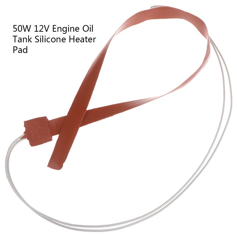 Acid-resistant Silicone Thermal Heating For Pads Flexible Heater 50W 12x500mm12V gallery