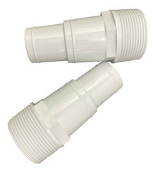 2 Pool Filter Pump Hose Adapter 1-1/4″-1 1/2″ Thread 1.5″ Fitting Connector PVC