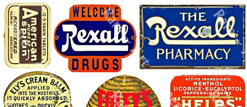 Pharmacy Signs & Apothecary Advertising Sticker Labels, DIY Sticker Sheet, 786 gallery