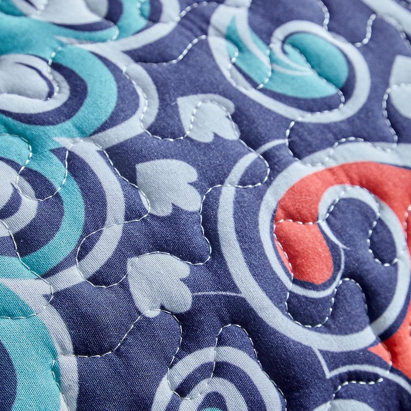 Boho Quilt Set King Size - Reversible Summer Bohemian Quilt Bedding Set, 3 Pi... gallery
