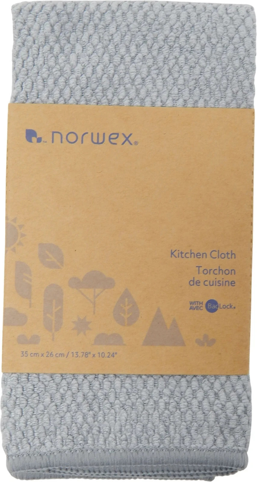 Norwex Diamond Textured Kitchen Cloth - Graphite 707024 gallery