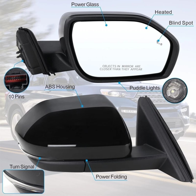 Right Passenger Side Mirror Compatible With 2020 2021 2022 2023 2024 2025 For... gallery