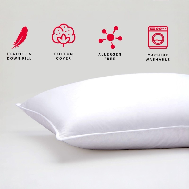 Marriott Hotels Feather & Down Standard Pillow 20x26 Exclusive 1-Pack New gallery
