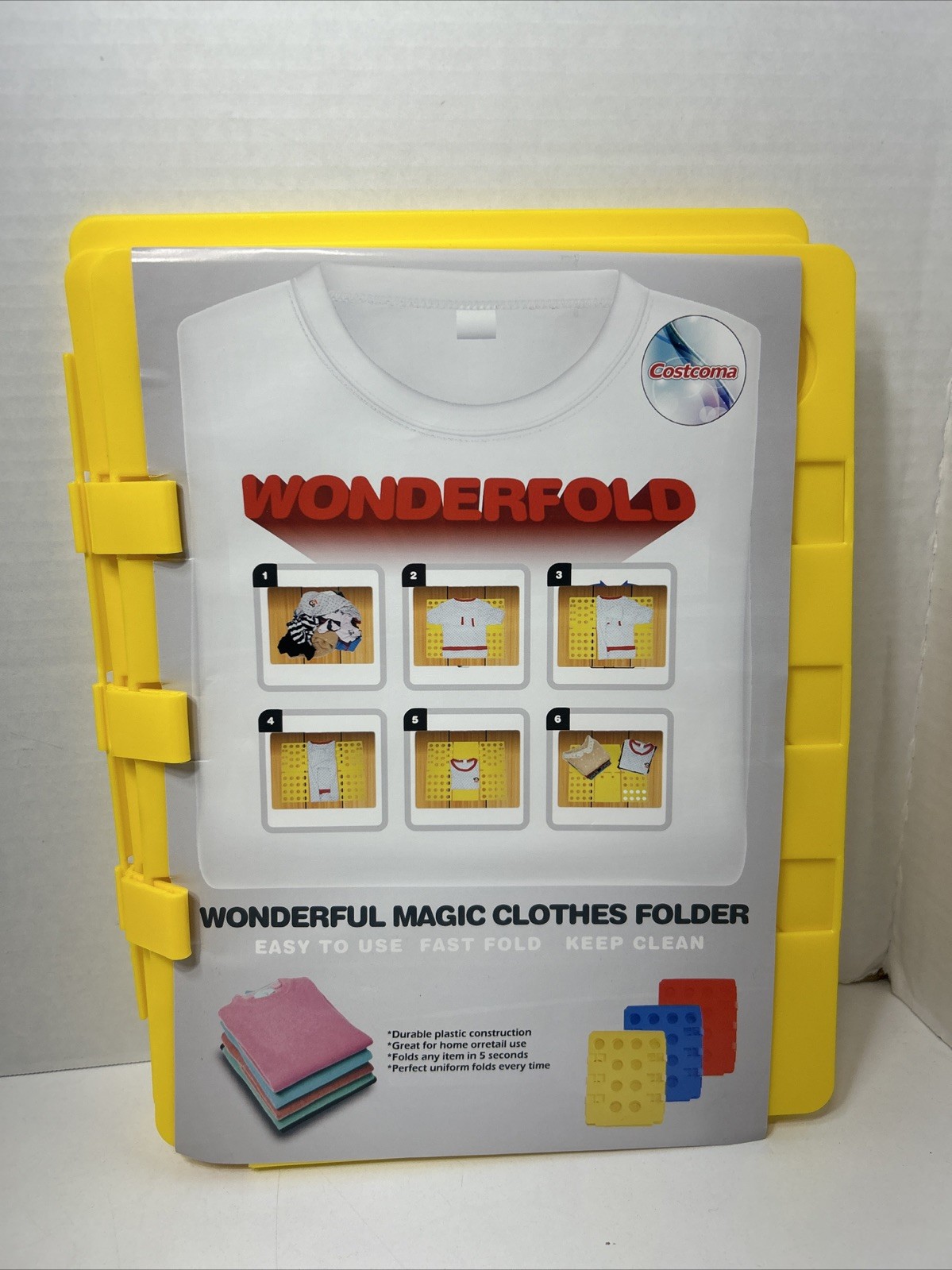Wonderfold Wonderful Magic Clothes Folder - Folds in 5 Seconds - T-Shirt gallery