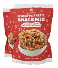 2 Pack Trader Joe’s Sweet & Salty Snack Mix 12oz Exp 08/2026