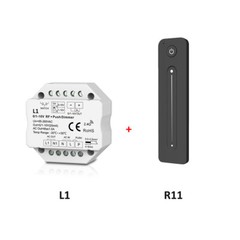 0/1-10V RF LED Dimmer Switch + Wireless 4 zone Dimmable Remote Control f Lamp