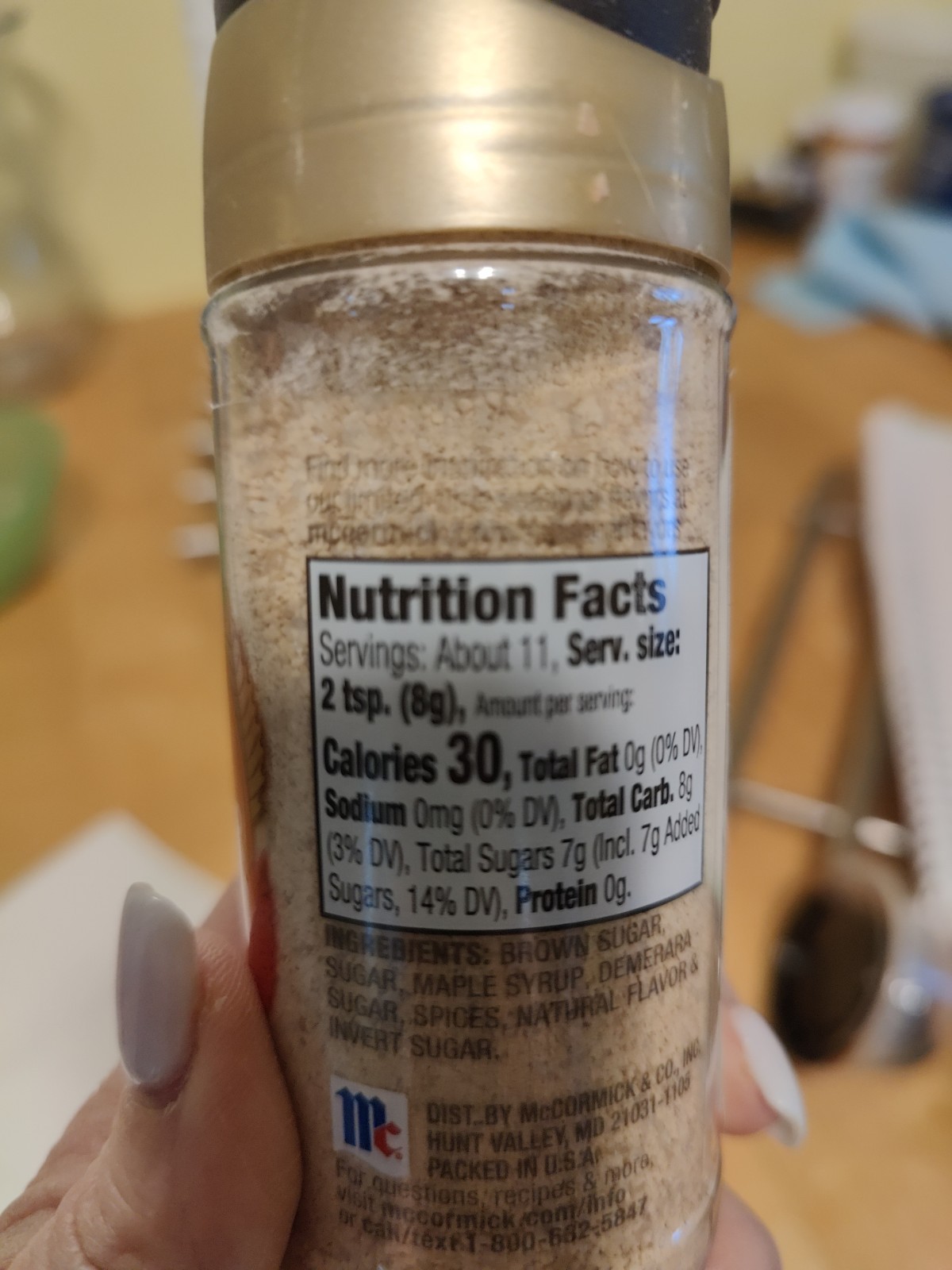 McCormick Maple Brown Sugar Finishing Sugar 3.09oz Limited Edition gallery