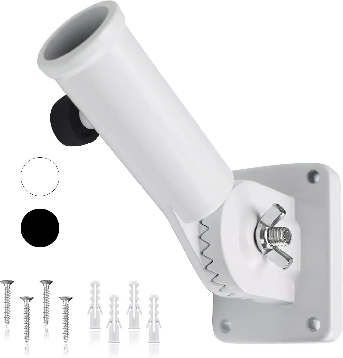 Flag Pole Holder for Outside,Multi-Position Aluminum Adjustable Bracket Mount gallery