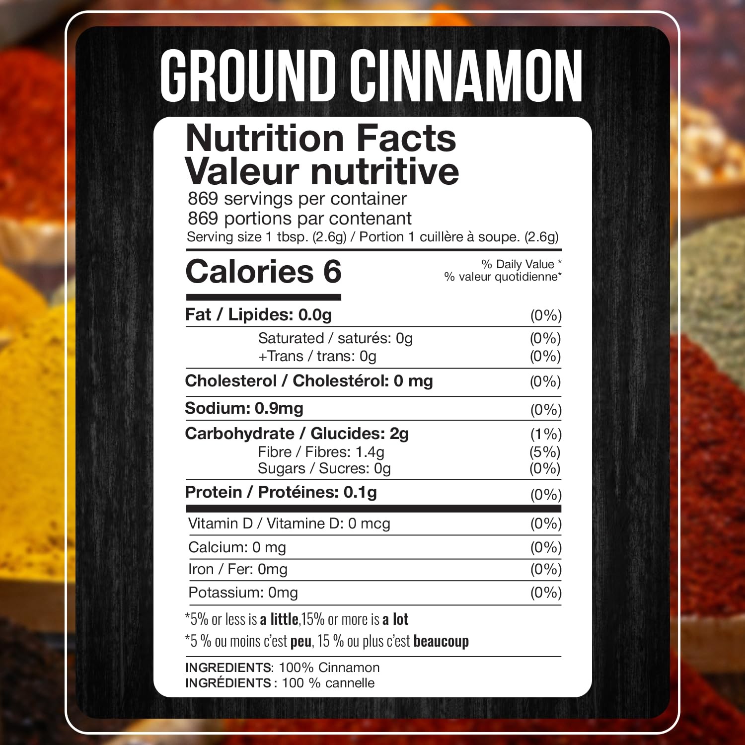 5LB Ground Cinnamon Powder - Kosher Ideal for Baking Tea and Rubs gallery