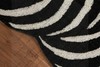 Wide Runner Optical Pattern 3'0''x12'0'' ft Handmade Tufted 100% wool Area Rugs gallery