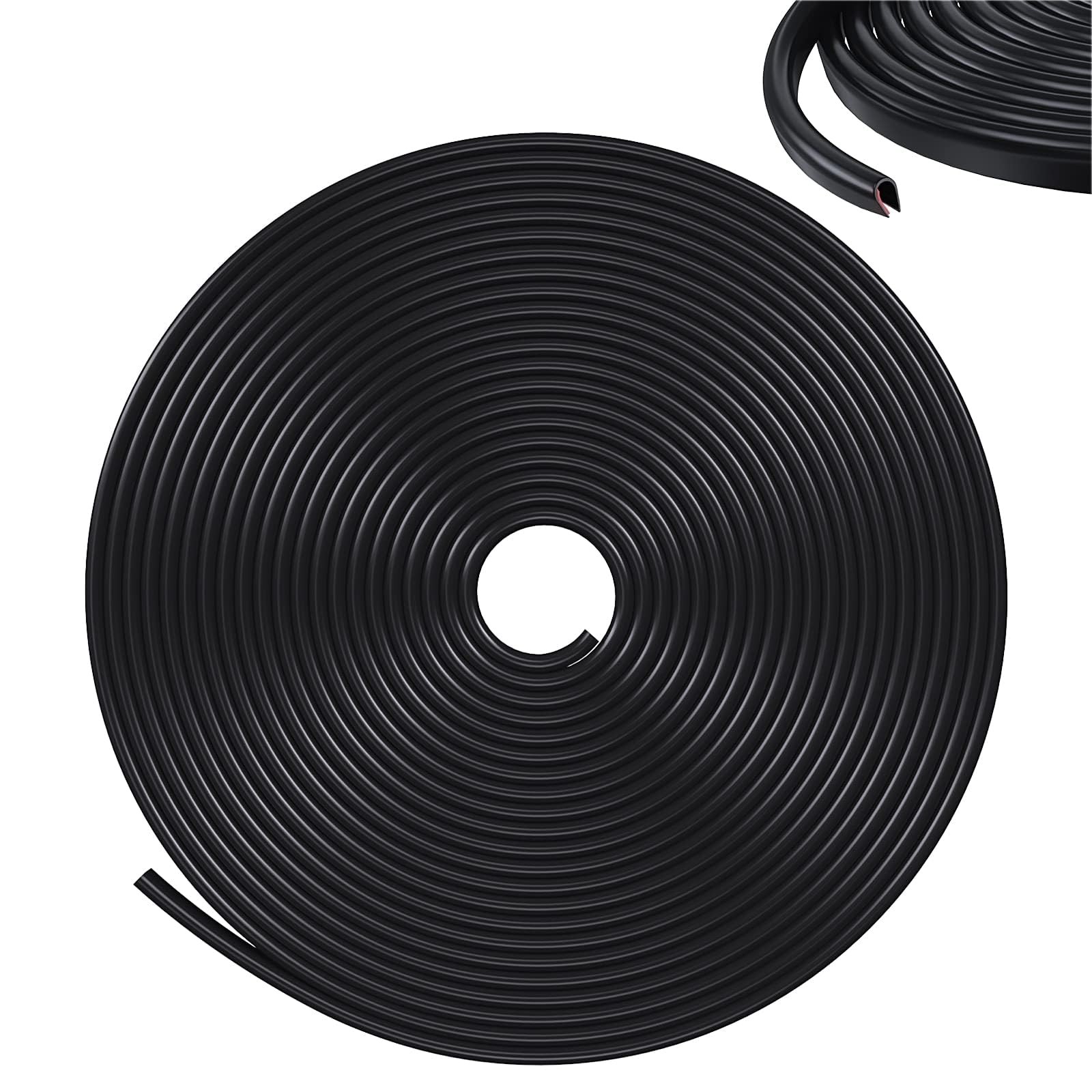 32Ft(10M) Door Edge Guards Car U Shape one size, black gallery