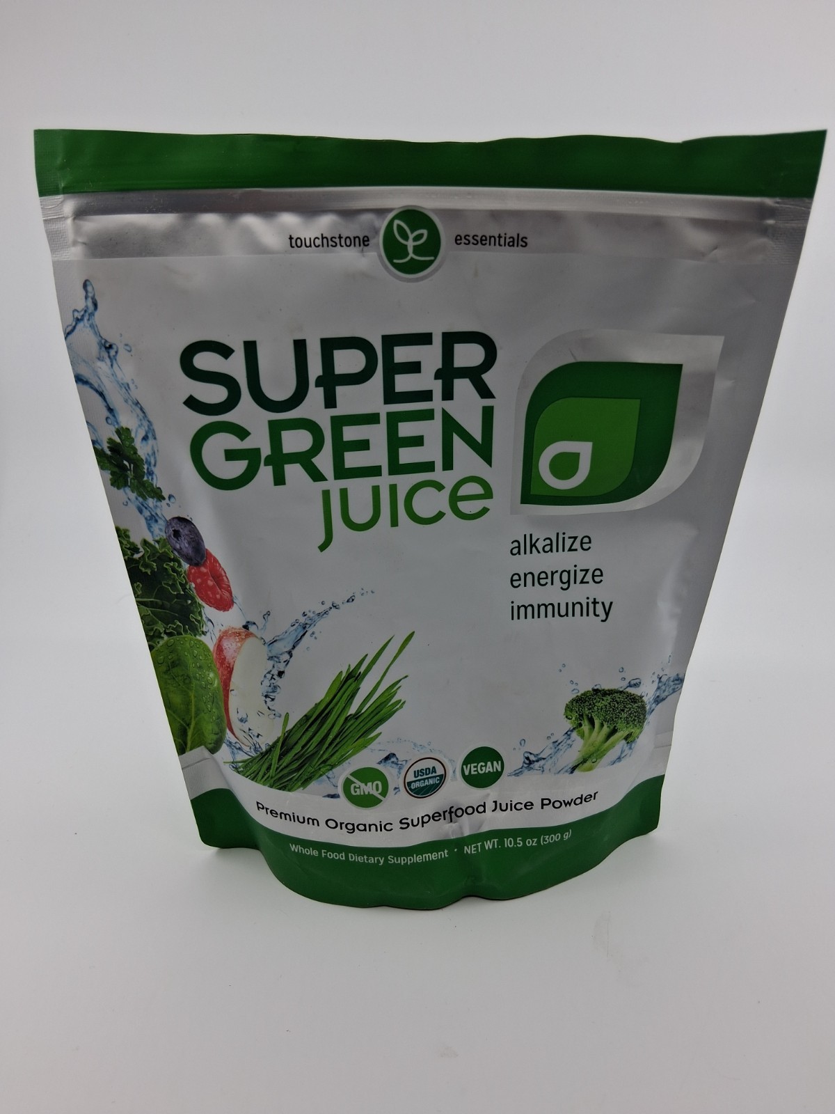 Touchstone Essentials Super Green Juice - 10.5 oz 30 servings BB 10/2026 gallery