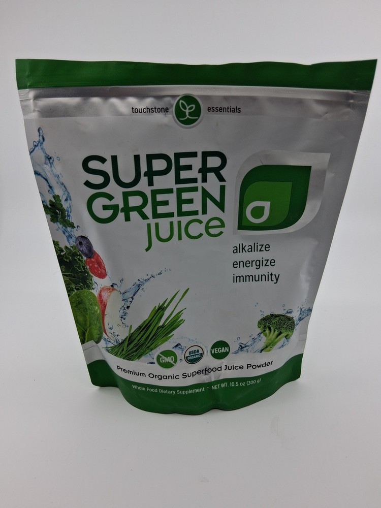 Touchstone Essentials Super Green Juice - 10.5 oz 30 servings BB 10/2026
